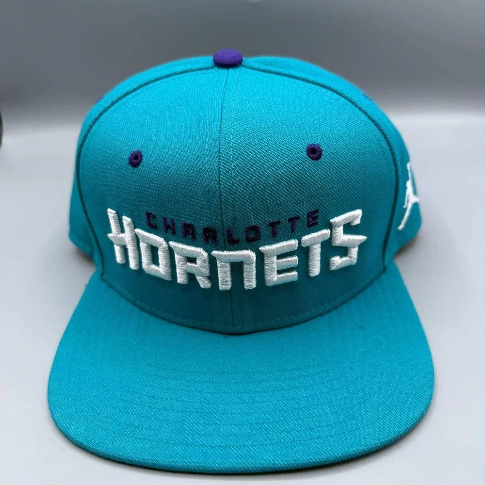 Charlotte Hornets x Air Jordan‎ Hat Men Blue Purple Jumpman Snap Back Cap